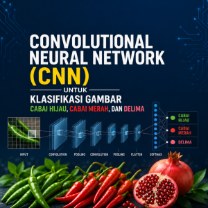CONVOLUTIONAL NEURAL NETWORK (CNN) UNTUK KLASIFIKASI GAMBAR CABAI HIJAU, CABAI MERAH, DAN DELIMA
